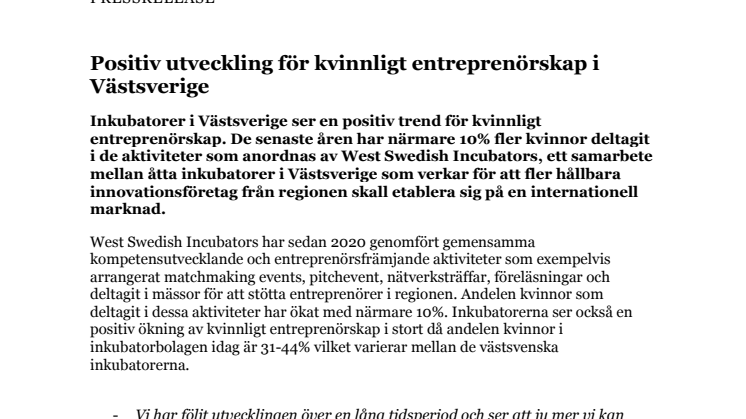 PM - Positiv utveckling för kvinnligt entreprenörskap i Västsverige.pdf