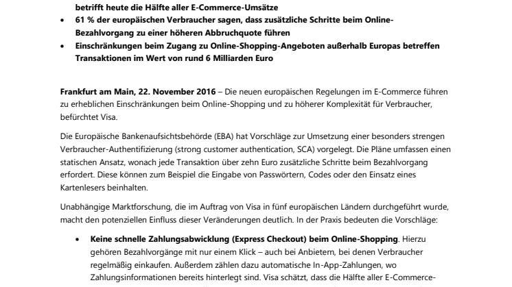 Neue europäische Pläne erschweren Online-Shopping und bauen Hürden für Verbraucher auf