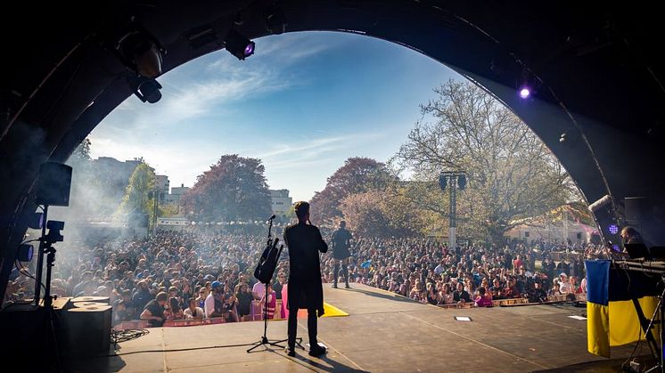 Eurovision Village in Folkets park. Photo: Jonathan Strömberg