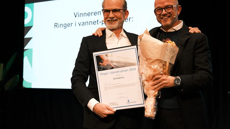 Strawberry vinner Ringer i Vannet-prisen 2024. 
