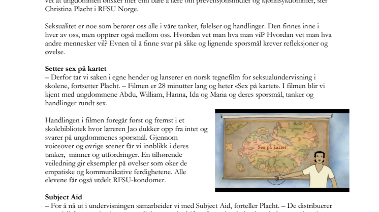 RFSU setter sex på kartet! 