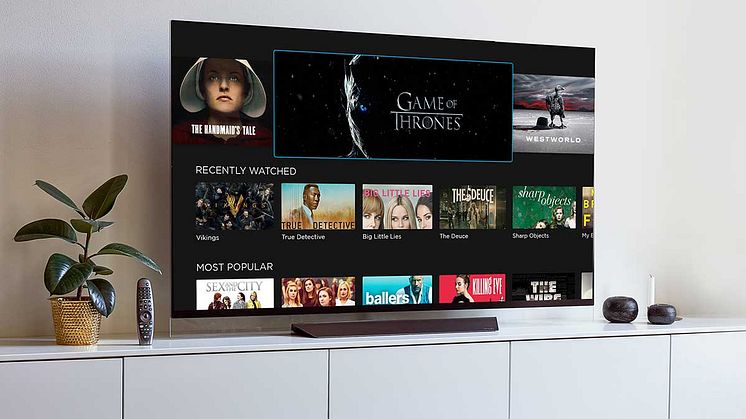 HBO Nordic – nu på alle LG TV med webOS