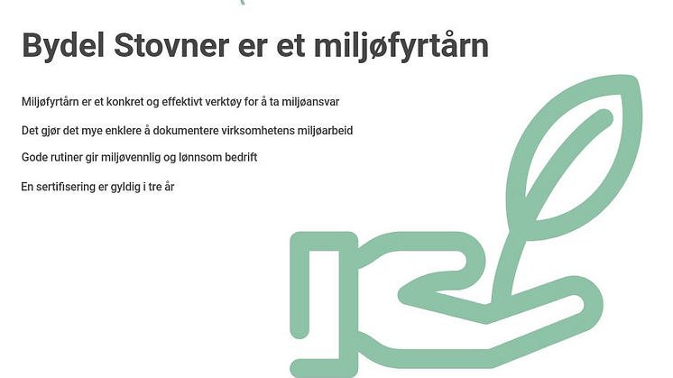 ​Stovner bydel er et miljøfyrtårn
