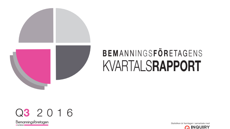 Kvartalsrapport Q3: Bemanningsföretagen stöttar integration och kompetensförsörjning