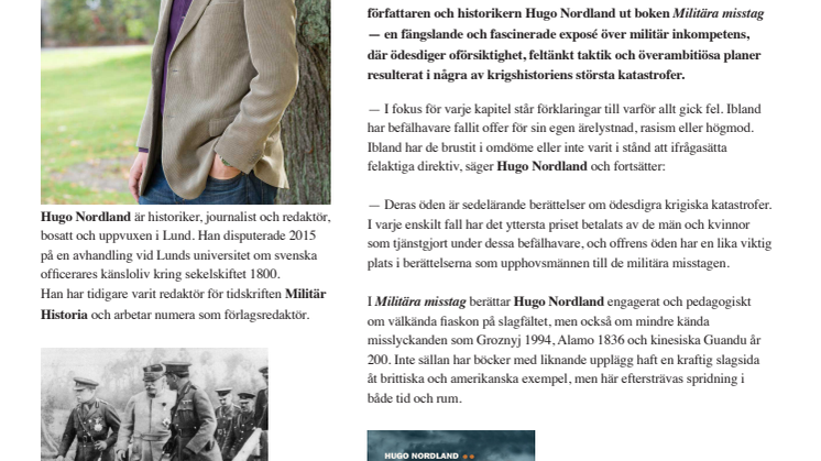 Ny bok om världshistoriens värsta krigskatastrofer