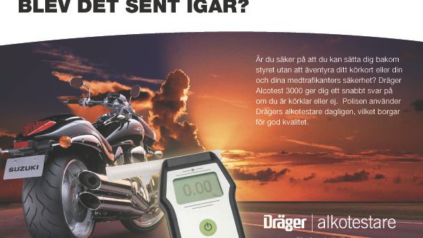 Dräger på MC-mässan i Göteborg