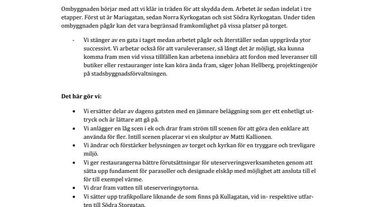 Mariatorget blir ännu trevligare