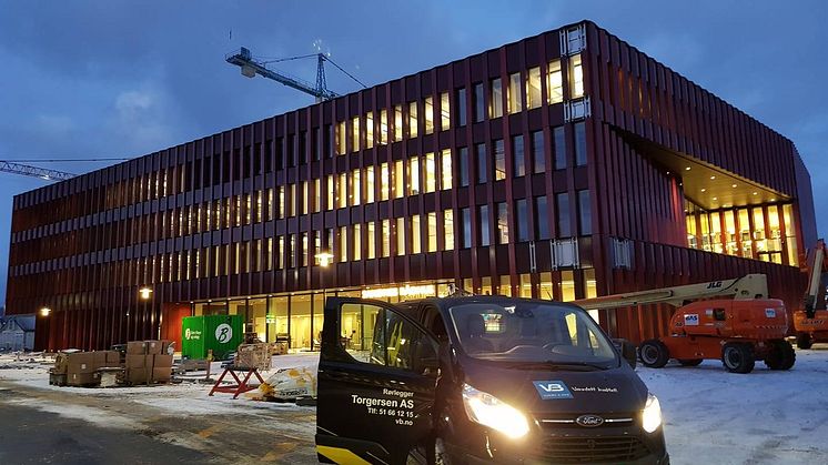 VB Rørlegger Torgersen har utført rørleggerarbeidet på nye Sandnes Rådhus