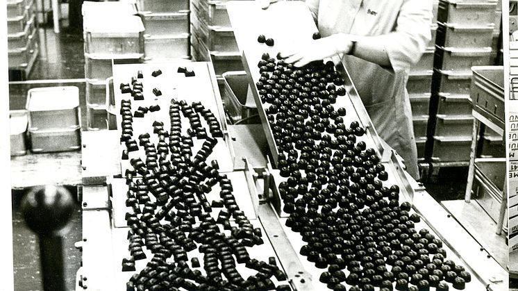 Pralinproduktion