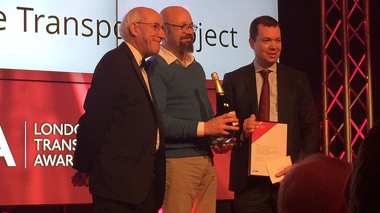 London Demonstrator wins Most Innovative Transport Project Award