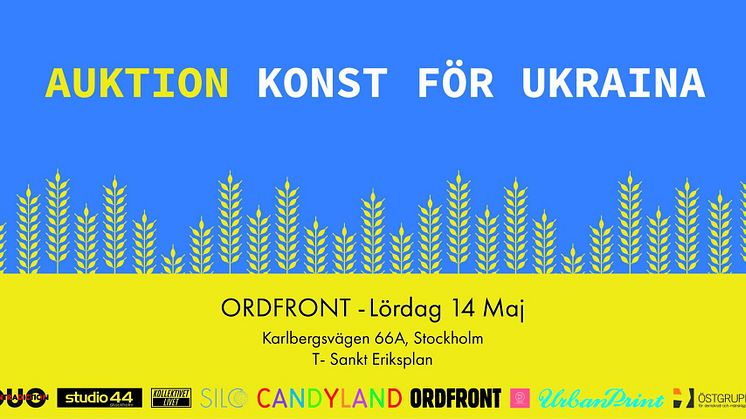 Auktion - konst för Ukraina