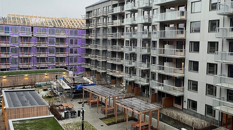 Inflyttning i Riksbyggens Brf Lobelia i Mölndals innerstad