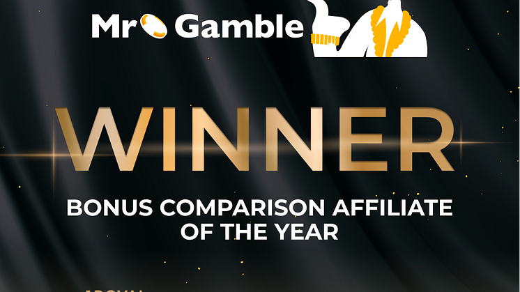 Mr. Gamble Wins ‘Bonus Comparison Affiliate of The Year’