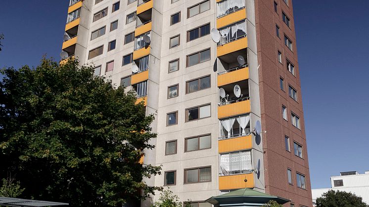 Botkyrkabyggens hus på Krögarvägen 2 i Fittja