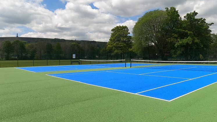 Anyone for tennis? The new facilities are great!