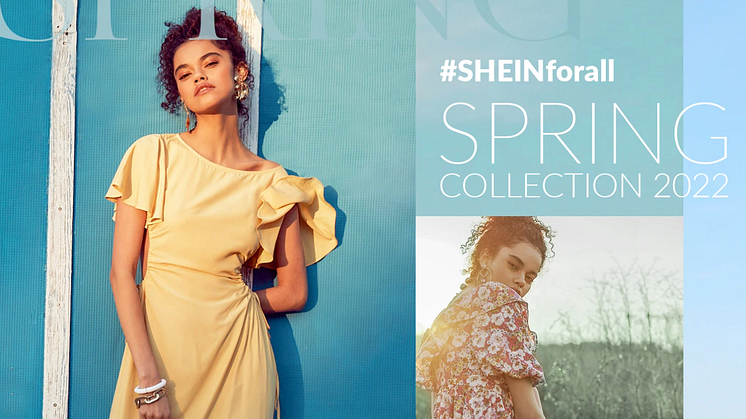 Screen shot of Shein website