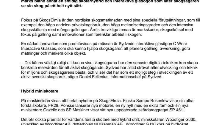 Skogsglasögon och skotarhybrid på SkogsElmia