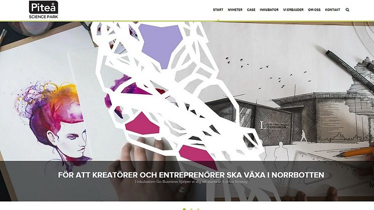 Ny digital förpackning för piteasciencepark.se