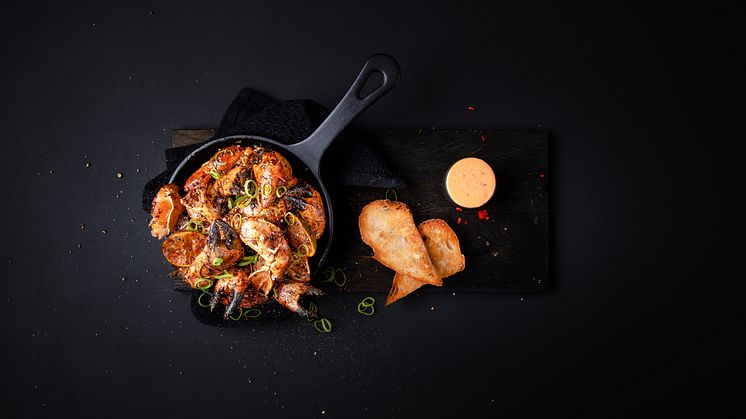 Krabbe er nå i sesong - har du smakt pepperkrabbe? Foto: Marius Fiskum