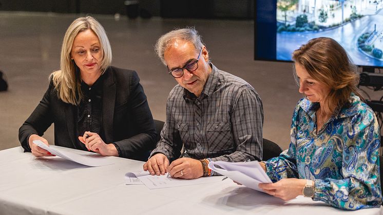 Signering av entepriseavtale 