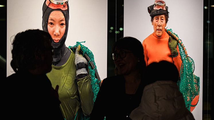 The exhibition *Haenyeo women of the sea*