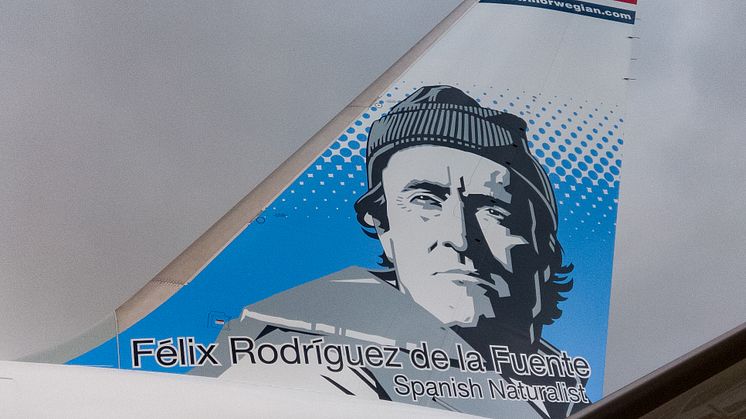 ​Félix Rodríguez de la Fuente honrará dos aviones de Norwegian