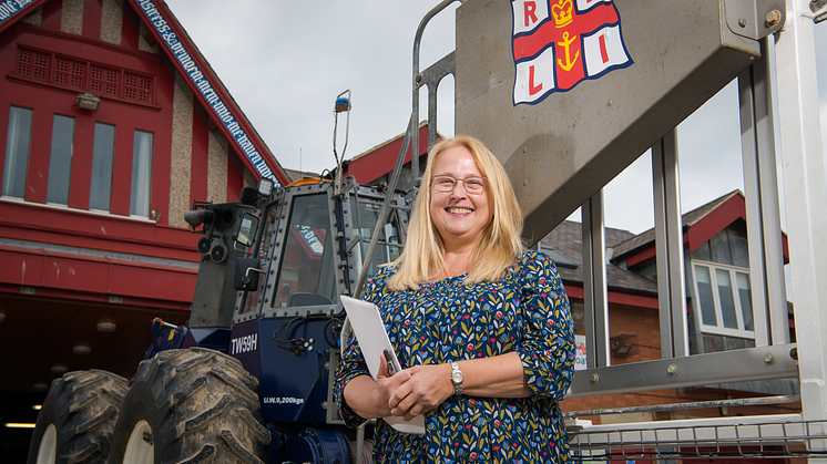 Kay Heslop at RNLI Cullercoats 