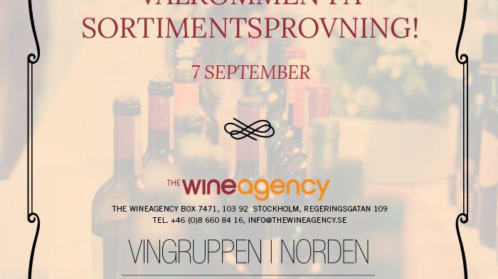 Välkommen på sortimentsprovning!