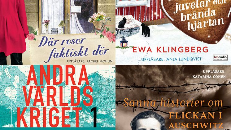 Historiska Media har fyra nominerade titlar till Storytel Awards