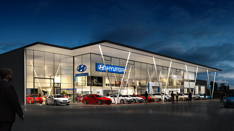 Ny exklusiv Hyundai-anläggning i Uppland Väsby