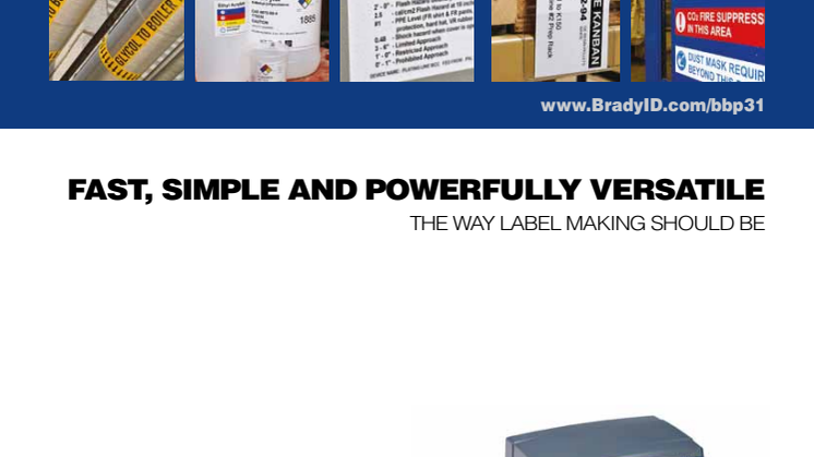 BBP31 Sign & Label Printer