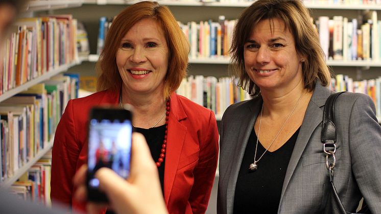 Iina Soiri and Isabella Lövin