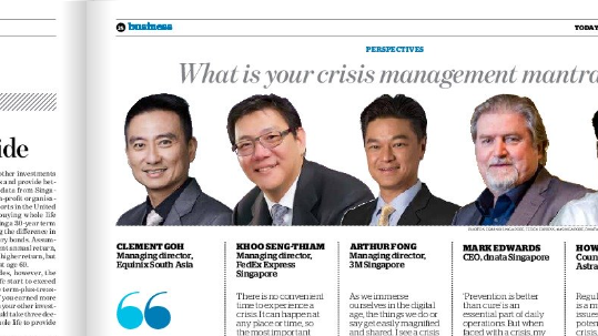 Screen grab from TODAY paper this morning. Click on the link below to access the story on their site.