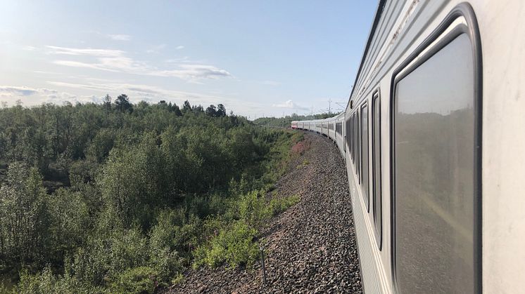 Tåg och fjäll. Det ska få symbolisera sommaren 2019, och det är i mitt tycke en fantastisk kombination. 