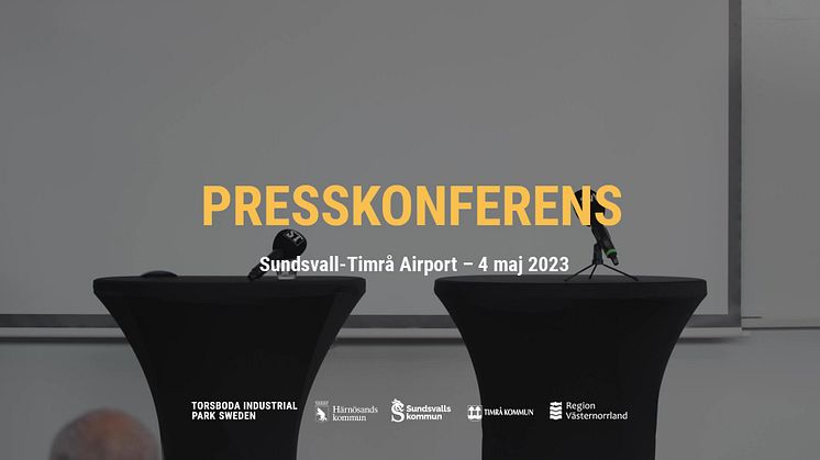 Presskonferens 4 maj 2023 när vår första etablerare presenterades