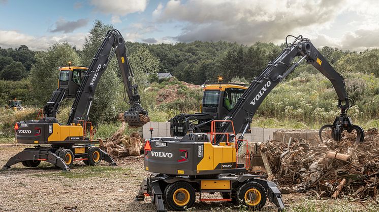 Volvo EW200E MH och EW240E MH - materialhanterare