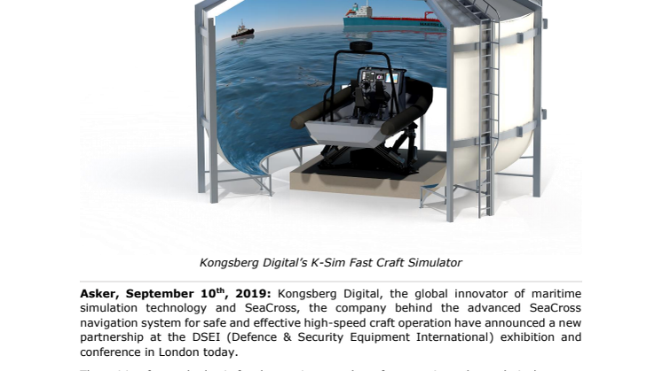 Kongsberg Digital and SeaCross team up to deliver end-to-end solution for high-speed navigation and simulator training