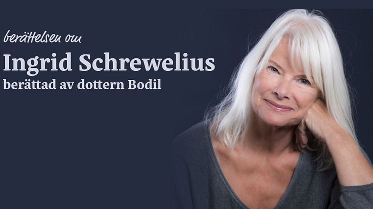 Bodil Schrewelius på Nöjesteatern - Berättarkväll Tisdag 27 oktober kl 19.00