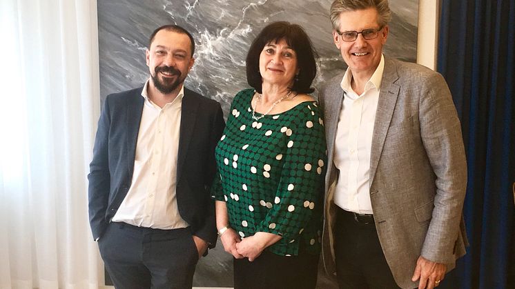 Christian Foster, Ulla-Marie Hellenberg och Peter Graf.
