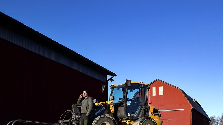 Volvo L25 Electric på Toleruds gård