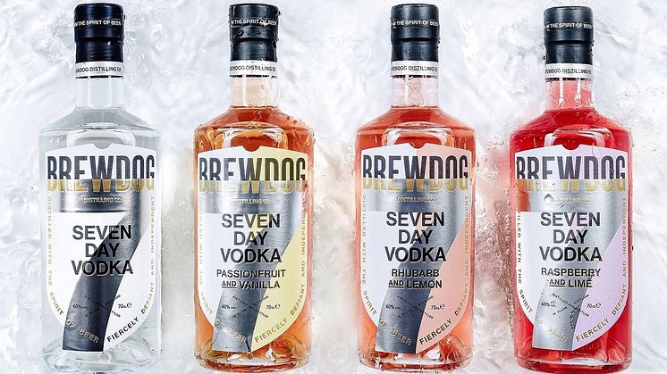 Den 26 oktober släpps flera nyheter från BrewDog Distilling Co i Systembolagets Beställningssortiment, bland annat fyra sorters vodka varav tre är smaksatta.