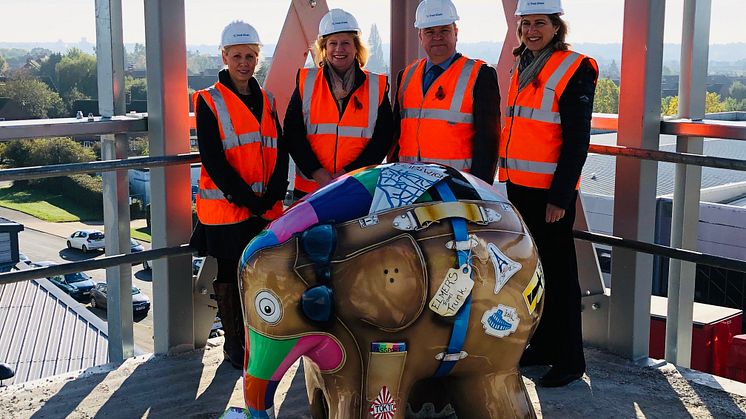 Ipswich-based Fred. Olsen companies celebrate ‘Topping Out’ of new multi-million-Pound extension to Fred. Olsen House headquarters 