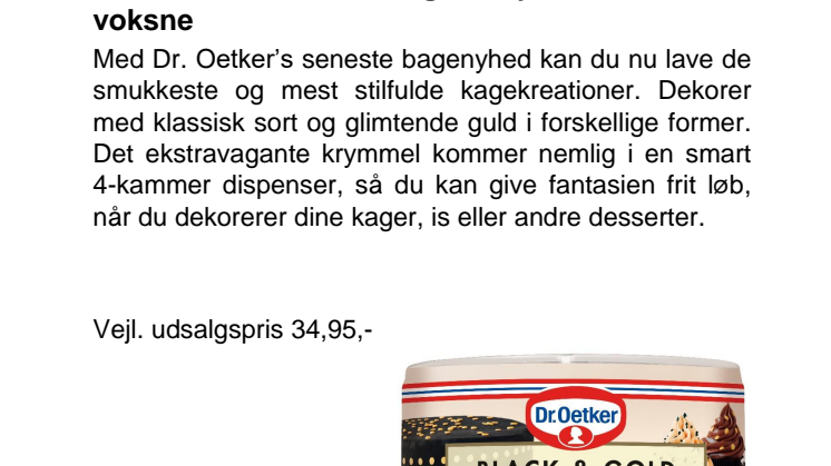 NYHED - endelig en krymmel til voksne