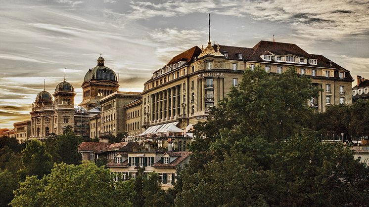 Das Hotel Bellevue Palace Bern. Copyright: BELLEVUE PALACE Bern