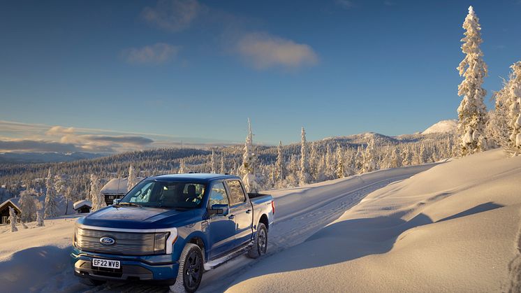 Ford F-150 Lightning Norge vinter 2023
