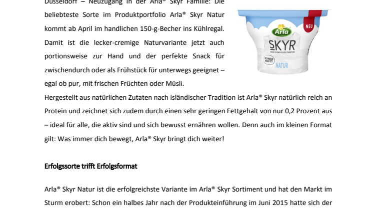 Kleiner Becher, großer Erfolg