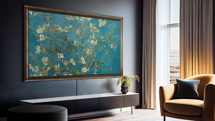Ramar till Samsung The Frame  - Rome Champagne
