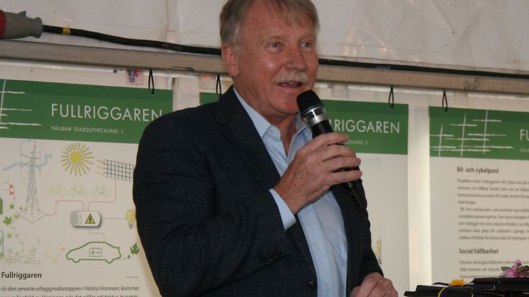 Ilmar Reepalu - första spadtaget för Fullriggaren