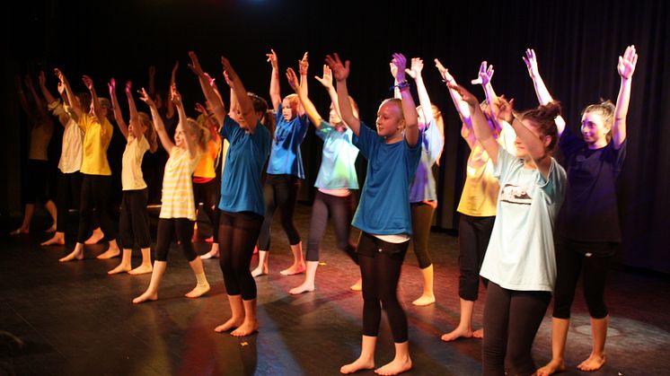 Dansgruppen på Kulturlägret