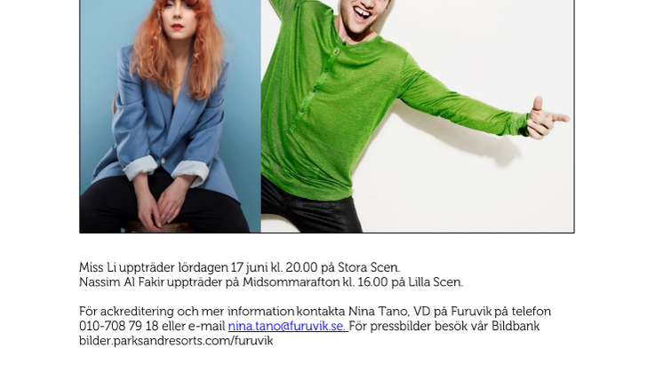 Veckans konserter i Furuvik V. 24-25